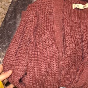 Pink Warm Cardigan